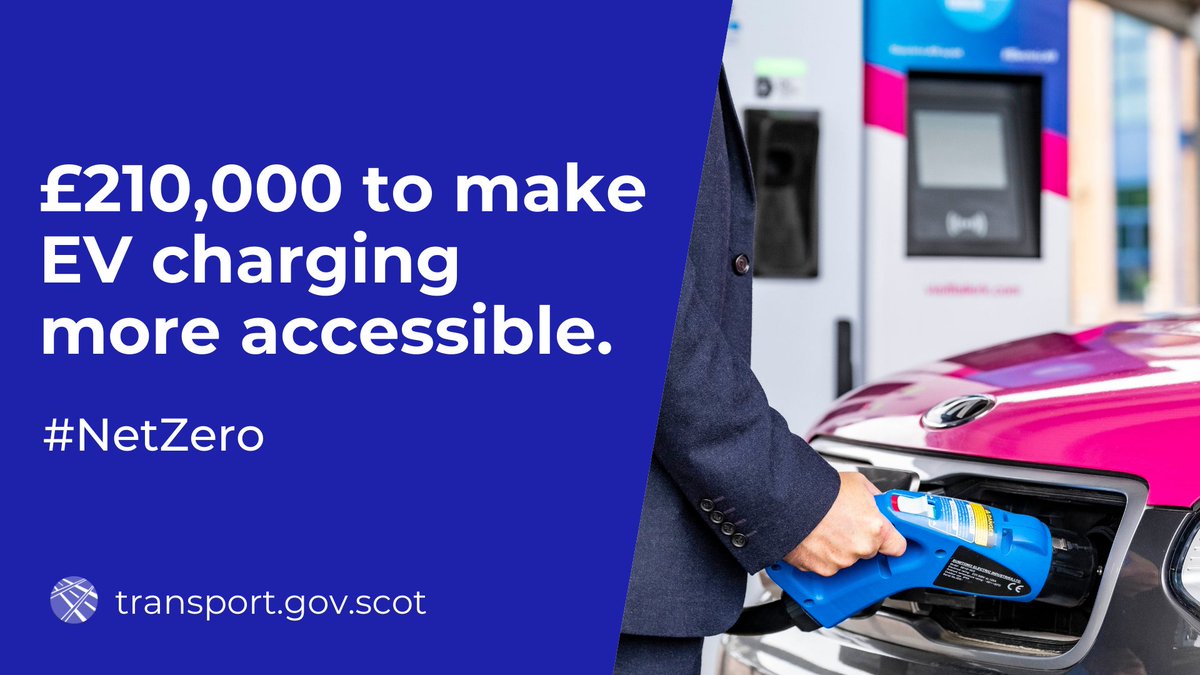 Scottish Enterprise News (@scotentnews) on Twitter photo MT <a href="/transcotland/">Transport Scotland</a>: Transport Secretary <a href="/MathesonMichael/">Michael Matheson MSP</a> announces £210k <a href="/scotgov/">Scottish Government</a> funding through <a href="/CANDO_fund/">CAN DO Innovation Challenge Fund</a> to support 6 companies improve #ElectricVehicle charge point accessibility. #LowCarbonInnovation bit.ly/3jUDV4l
<a href="/scotent/">Scottish Enterprise</a> | #NetZero MT <a href="/transcotland/">Transport Scotland</a>: Transport Secretary <a href="/MathesonMichael/">Michael Matheson MSP</a> announces £210k <a href="/scotgov/">Scottish Government</a> funding through <a href="/CANDO_fund/">CAN DO Innovation Challenge Fund</a> to support 6 companies improve #ElectricVehicle charge point accessibility. #LowCarbonInnovation bit.ly/3jUDV4l
<a href="/scotent/">Scottish Enterprise</a> | #NetZero