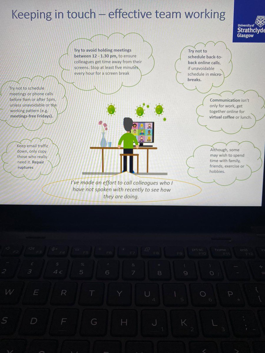 strath_psh's tweet image. ‘What impact does working from home have on mental health? Dr Nicola Cogan and @DrLizaMorton have developed, piloted and facilitated online training sessions with civil servants (funded by Scottish Government). For more info email Nicola at Nicola.cogan@strath.ac.uk’