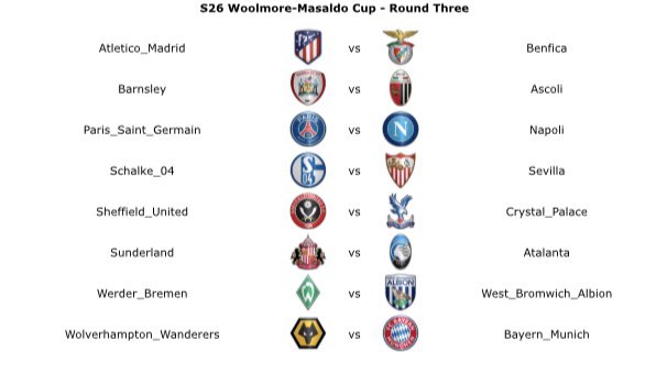 FFOmanager's tweet image. Woolmore Masaldo Cup 3rd Round takes place this evening - please send your teamsheets to JB@BMG on the forum.