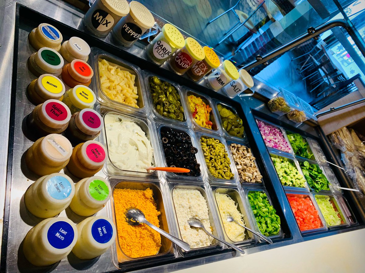 Snow or shine, our doors are open! Get your healthy lunch in store or order online! 📱☃️🥙 #pitapit #online #pita #veggies #fresh #thinking #healthy #eating #storm #day