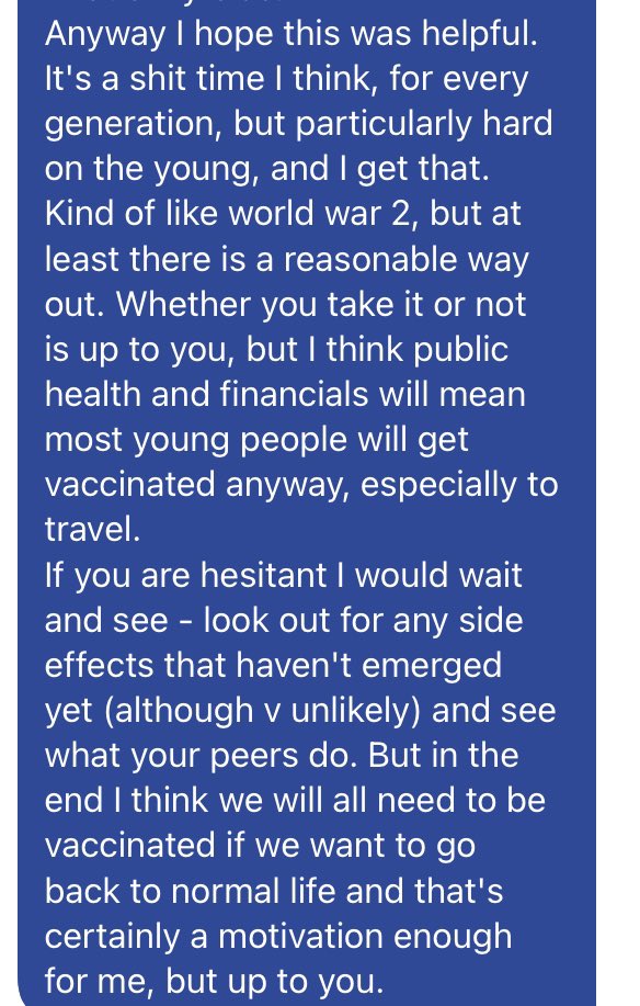 And some conclusions ...