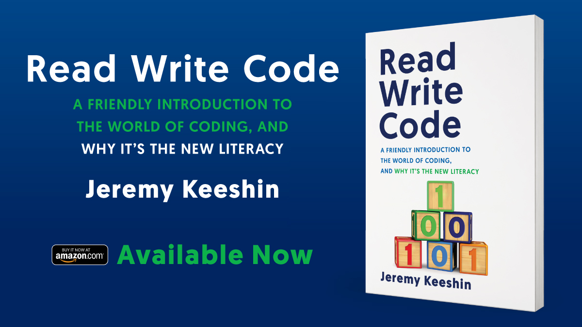 jkeesh's tweet image. My new book, Read Write Code, is now available on Amazon! Get your copy of the e-book here for just $1.99 this week: geni.us/ReadWriteCode
The book is a must-read for anyone who wants to understand why code matters today
readwritecodebook.com
@ReadWriteCode_ #ReadWriteCode