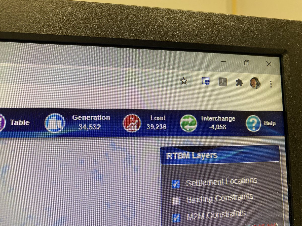 mrkarijay's tweet photo. The power grid website sounds like it’s begging for mercy https://t.co/NMaJ6T6N7p