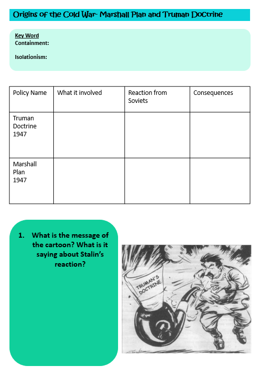 dacharya2018's tweet photo. Very pleased to have finished my Cold War Booklet for Y10! #EdexcelGCSE #edutwitter #ColdWar #EdexcelColdWar #Historyteacher https://t.co/65yMOz2q4S