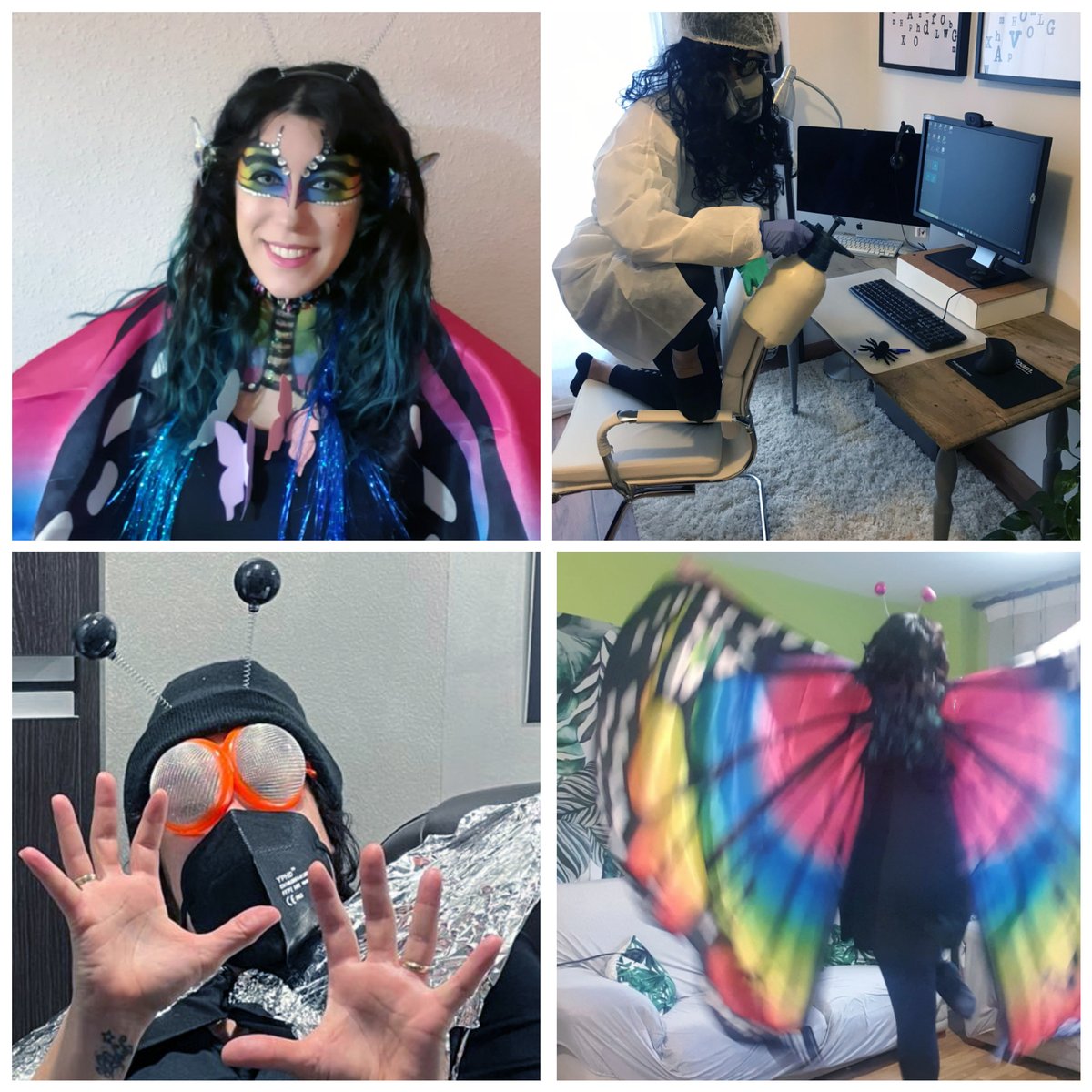 Dayvo_Sistemas's tweet photo. 🎭¡Martes de #Carnaval!Y aunque este año no podemos estar todos juntos, queríamos salir un poco de la rutina🥳

Así que, como es tradición en #Dayvo, te enseñamos nuestros disfraces de este año: unos teletrabajando, otros desde la oficina, ¡pero con las mismas ganas de siempre!💃 https://t.co/0ULdLrLqzL