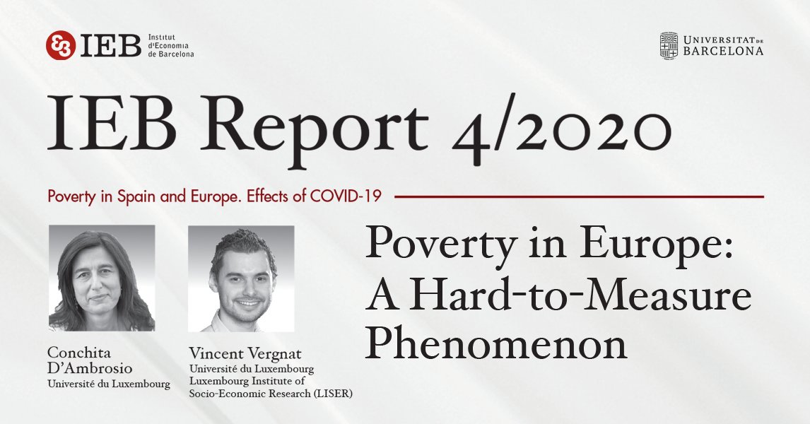 FundacioIEB's tweet photo. #IEBReport 4/20

Defining &amp; #poverty is important for identification of the poor, understanding the magnitude of poverty, and the proper targeting &amp; evaluation of anti-poverty policies. 

✍  @ConchDAmbrosio &amp; @vvergnat (@uni_lu)
📝  https://t.co/FoNXxLFS8y

#EconTwitter https://t.co/ZtixaL6Dsi