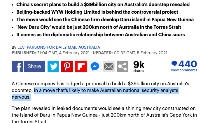 A more interesting for me personally, who is the source here? In all likelihoods, the national security/intelligence apparatusif not the "national security analysts" as hinted by the wording of  @DailyMailAU . Is the source working for the govt or has its own agenda?23/