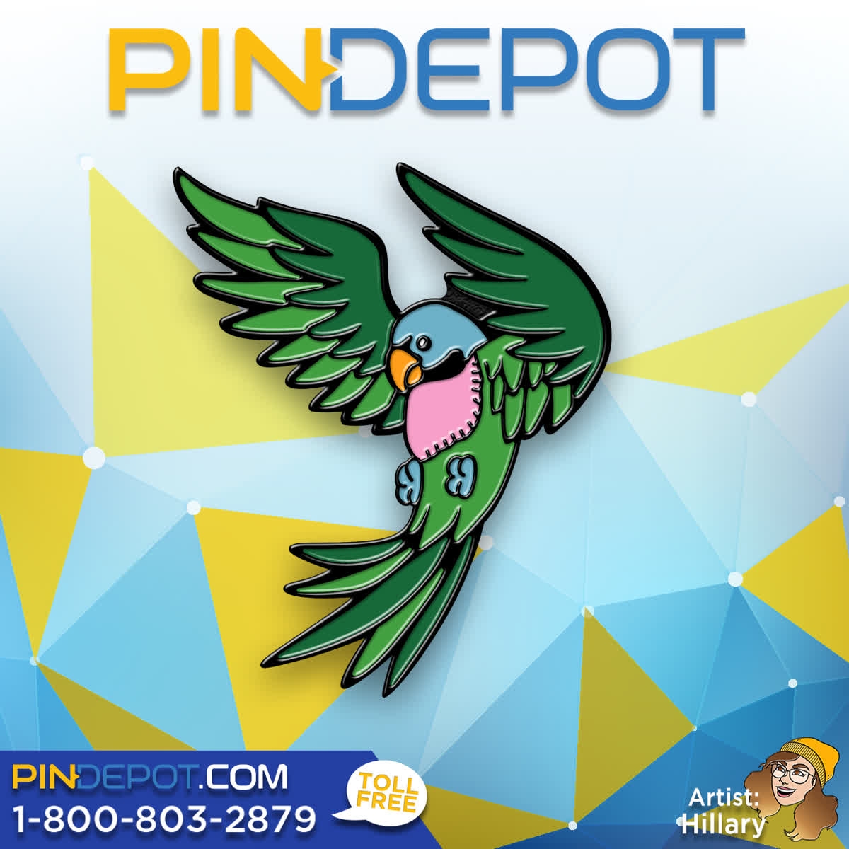 DepotNetwork's tweet image. February is National Bird Feeding Month! We are Avian enthusiasts here at Pin Depot. Living in Florida also allows us to view lots of migratory species which is such a treat. Set up a bird feeder at your home or workplace today. 

#PinDepot #Custompins #CustomLapelPin #LapelPin