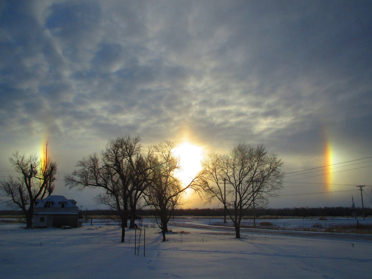 Morning #Sundogs here in #Katyville today.