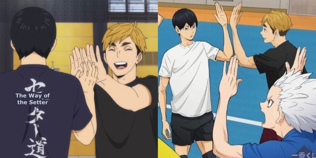 kageyama slowly getting used to team high-fives is something that i take very personally 