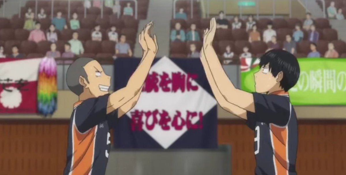 kageyama slowly getting used to team high-fives is something that i take very personally 