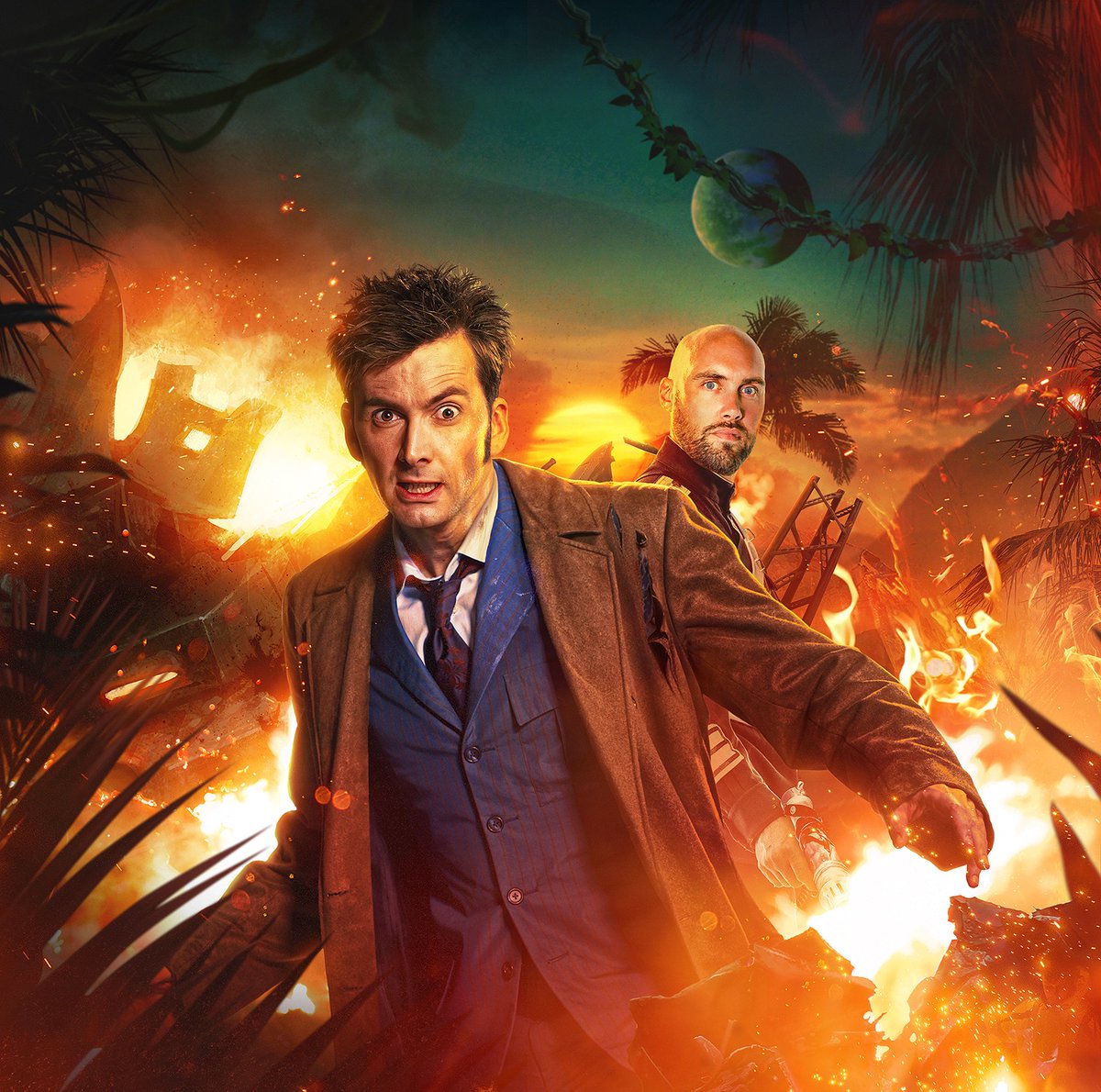 Here's my clean interior artwork for Dalek Universe 1, with Mechonoids modelled by <a href="/AnthonyLamb/">Anthony Lamb</a> . Not long to wait now!