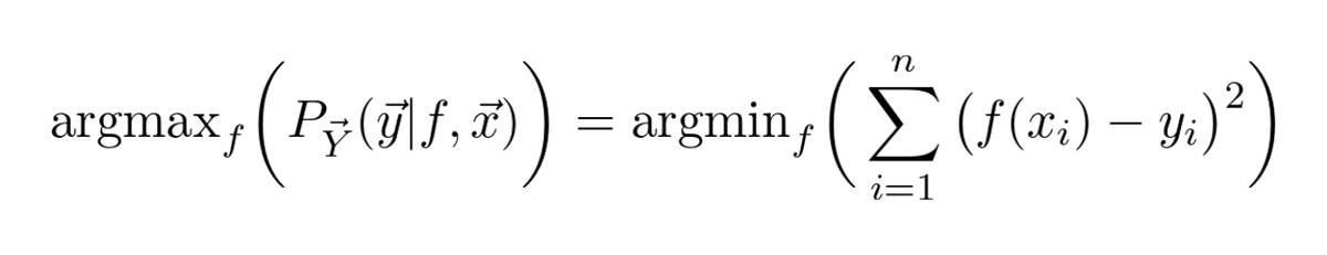 Recall that we want to maximize the above formula in 𝑓. This means that we can discard a bunch of terms! Practically anything that doesn't contain 𝑓.In the end, we are left with the one below.
