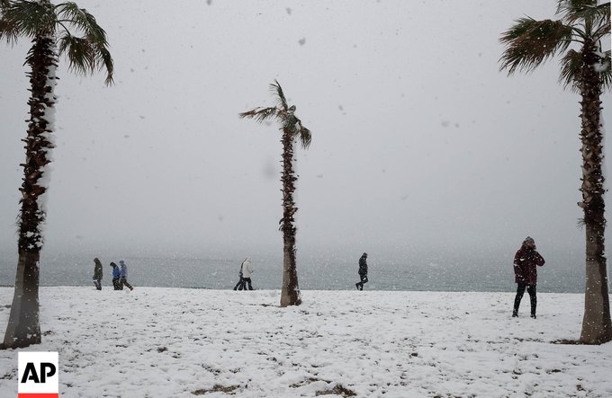 Greece Suffers Most Intense Snowfall Since The 1970s As Little Rock Arkansas Receives 6 Years Worth Of Snow In A Week Electroverse
