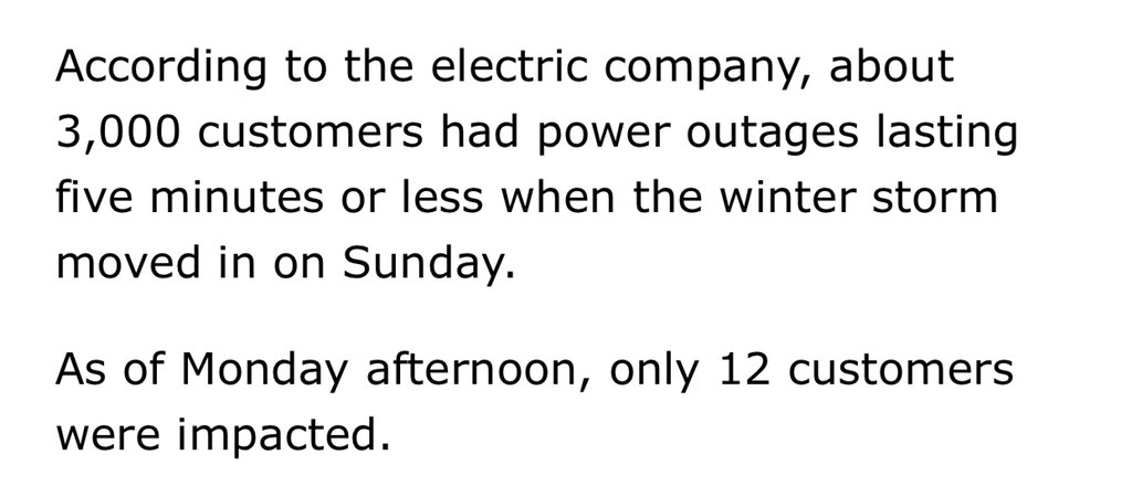 Further proving this point: El Paso is not part of ERCOT, which manages 90% of the state’s electric load. El Paso is on the Western grid. So while millions of Texans have been without power for long periods, El Paso has hardly experienced any outages.  https://kvia.com/news/el-paso/2021/02/15/el-pasos-not-seeing-power-outages-like-the-rest-of-texas-and-heres-why/
