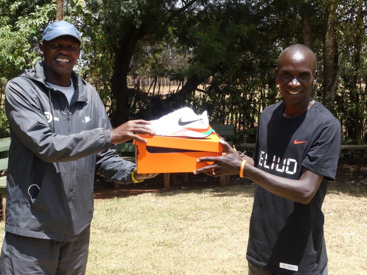 Eliud Kipchoge - EGH🇰🇪 (@EliudKipchoge) on Twitter photo 2021-02-16 15:36:01 Im really happy to present the EK collection to my coach and mentor Patrick Sang. Patrick has played a pivotal role throughout my entire career, his influence on me has been immense. Thank you Patrick. Im really happy to present the EK collection to my coach and mentor Patrick Sang. Patrick has played a pivotal role throughout my entire career, his influence on me has been immense. Thank you Patrick.