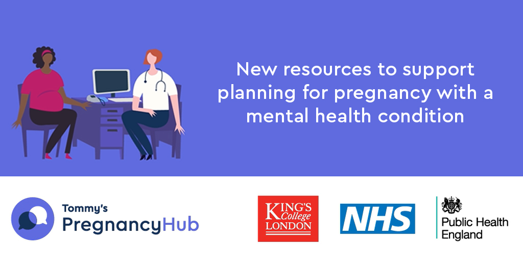We've launched new guidance for women who are managing a serious mental illness and might be planning a pregnancy in the next 5 years:  tommys.org/pregnancy-info… 

@PHE_uk <a href="/NHSEngland/">NHS England</a> <a href="/KingsCollegeLon/">King's College London</a> <a href="/rcpsych/">Royal College of Psychiatrists</a>