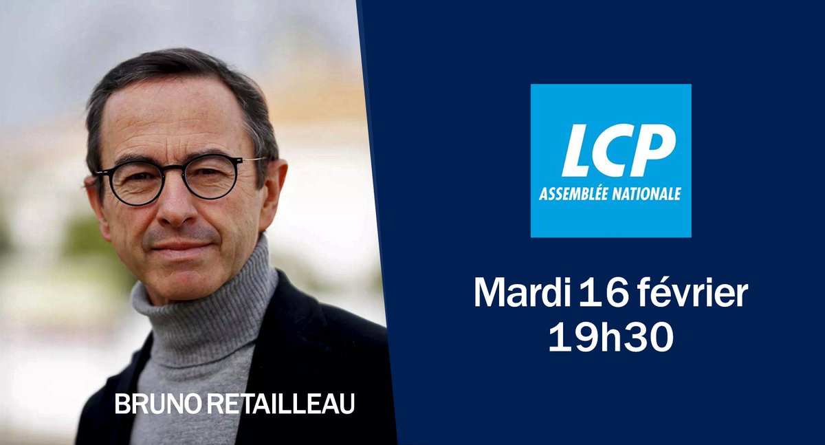 BrunoRetailleau's tweet image. Retrouvez-moi ce soir à 19h30 dans l'émission @CaVousRegarde sur @LCP.
