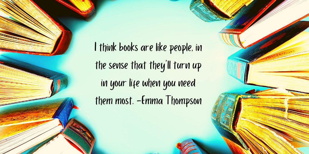 I think books are like people, in the sense that they’ll turn up in your life when you need them most. -Emma Thompson
📚
#emmathompson #readabook #readallthebooks #readaholic #readallday #bookishpost #readerslovebooks  #amreadingnow #tuesdayquotes #tuesdaypost