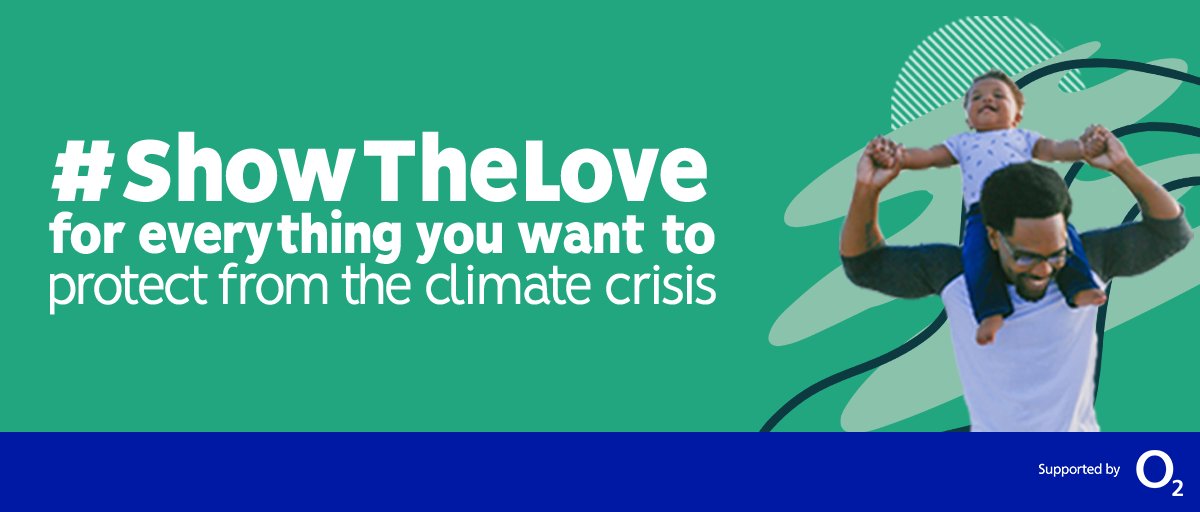 TheCCoalition's tweet image. We are delighted to have the support of @O2 this year! #TeamO2 will #ShowTheLove by fundraising to support our work to protect the people and places we love from the impacts of climate change.