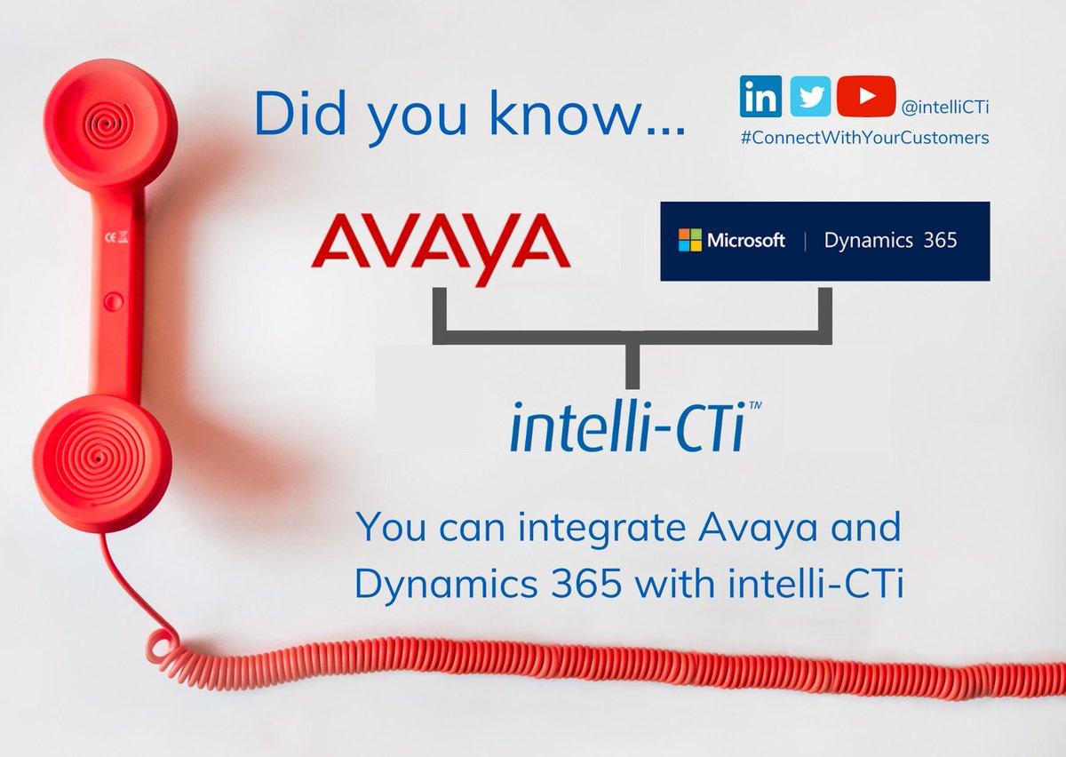 intelliCTi's tweet photo. Find your #CTI telephony integration solution for your Avaya IP Office system here. https://t.co/SDIKiYu9Qw #avayaipoffice #avaya #telephony #telephonyintegration https://t.co/3V62K56QRn