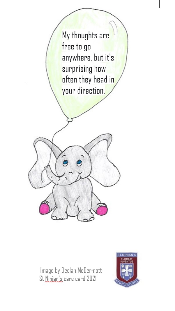 wellbeingsnhs's tweet photo. Today's tip - send a card to show you care
@stninianshigh 
@snhspastoral https://t.co/PAoNiKxC4N