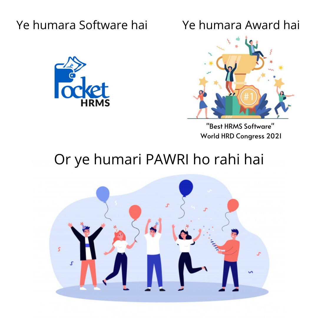 PocketHRMS's tweet image. Celebrations are ON! 

#PocketHRMS #BestHRMSSoftware #WorldHRDCongress #PawriHoRahiHai #Pawri #HRProfessionals