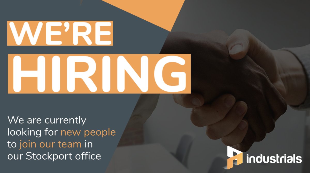 We are always on the lookout for new people to positively contribute to our business &amp; goal of becoming the leading Multi-Let Industrial business in the UK. Check out our new &amp; exciting opportunities to join our team here: industrials.co.uk/work-with-us/ #hiring #recruitment #Stockport