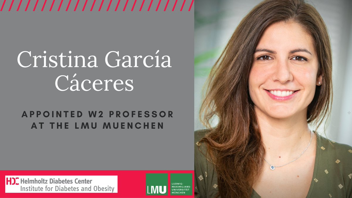 Helmholtz Diabetes Center (HDC) (@helmholtz_diabc) on Twitter photo #Congratulations to Cristina García Cáceres (<a href="/CGarciaCaceres/">Cristina García Cáceres</a> <a href="/IDO_Helmholtz/">IDO</a>), the head of the IDO's Research Unit "Astrocyte-Neuron Networks” who has been appointed W2 #professor at the <a href="/LMU_Muenchen/">Universität München</a>. 👏🎉
➡️bit.ly/3u3BVeY #Congratulations to Cristina García Cáceres (<a href="/CGarciaCaceres/">Cristina García Cáceres</a> <a href="/IDO_Helmholtz/">IDO</a>), the head of the IDO's Research Unit "Astrocyte-Neuron Networks” who has been appointed W2 #professor at the <a href="/LMU_Muenchen/">Universität München</a>. 👏🎉
➡️bit.ly/3u3BVeY
