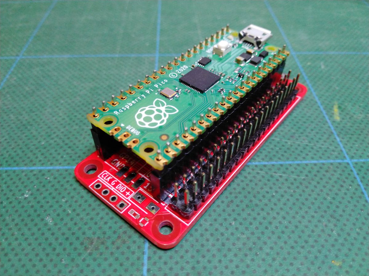 NeilRedRobotics's tweet image. I made a #raspberrypipico to Zero adaptor board so I could test the Pico with my motor control boards. The Pico can be surface mounted or used with header pins. It also has a power LED, battery input pin with protection diode and of course a Reset switch!