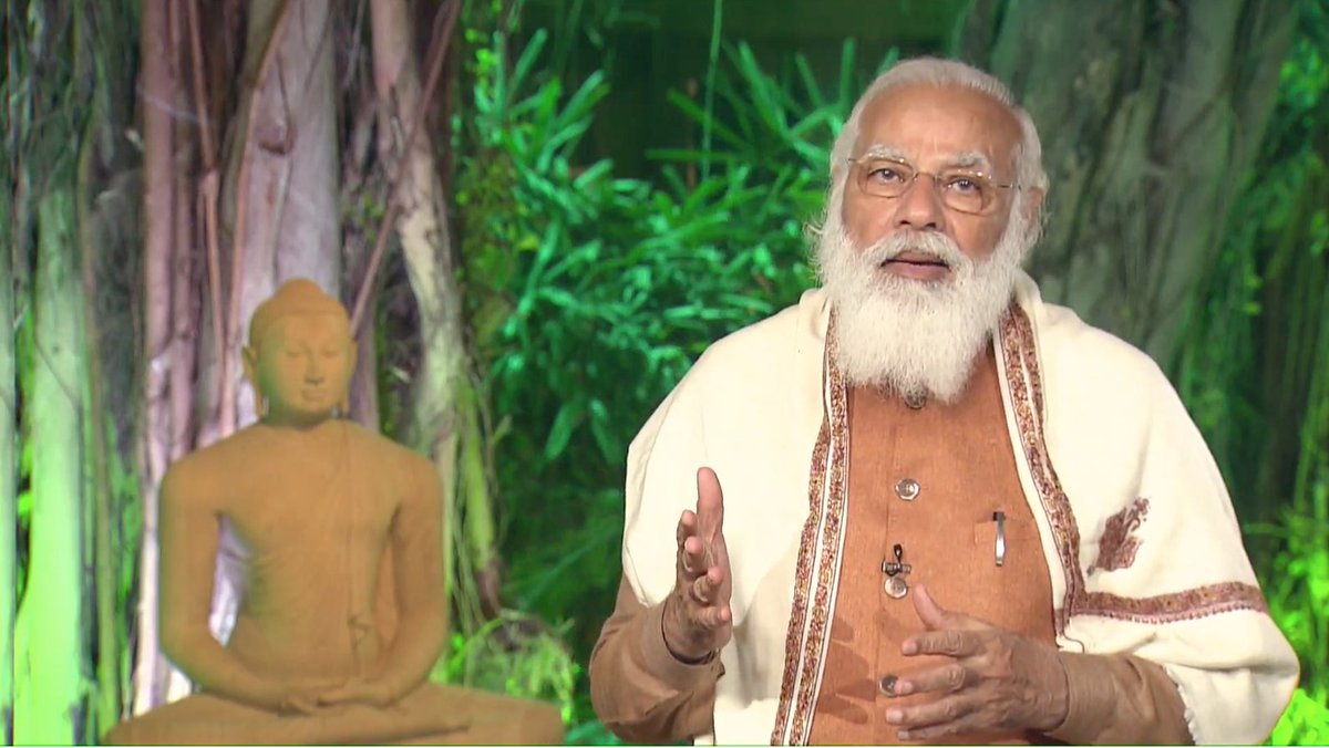 BJP4India's tweet photo. आप सभी ने बाबूजी से मिली प्रेरणा को करीब से महसूस किया है। जीवन की सार्थकता प्राप्त करने के लिए उनके प्रयोग, मन की शांति प्राप्त करने के लिए उनके प्रयास हम सभी के लिए बहुत बड़ी प्रेरणा हैं।

- पीएम श्री @narendramodi https://t.co/XZ98tcWIXe