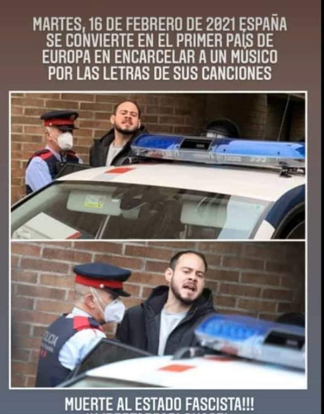 EN UN ESTADO VERDADERAMENTE LIBRE, EL PENSAMIENTO Y LA PALABRA DEBEN SER LIBRES.

#LibertadPabloHasel #LibertadDeExpresion #PabloHasel #PabloHaselLibertad