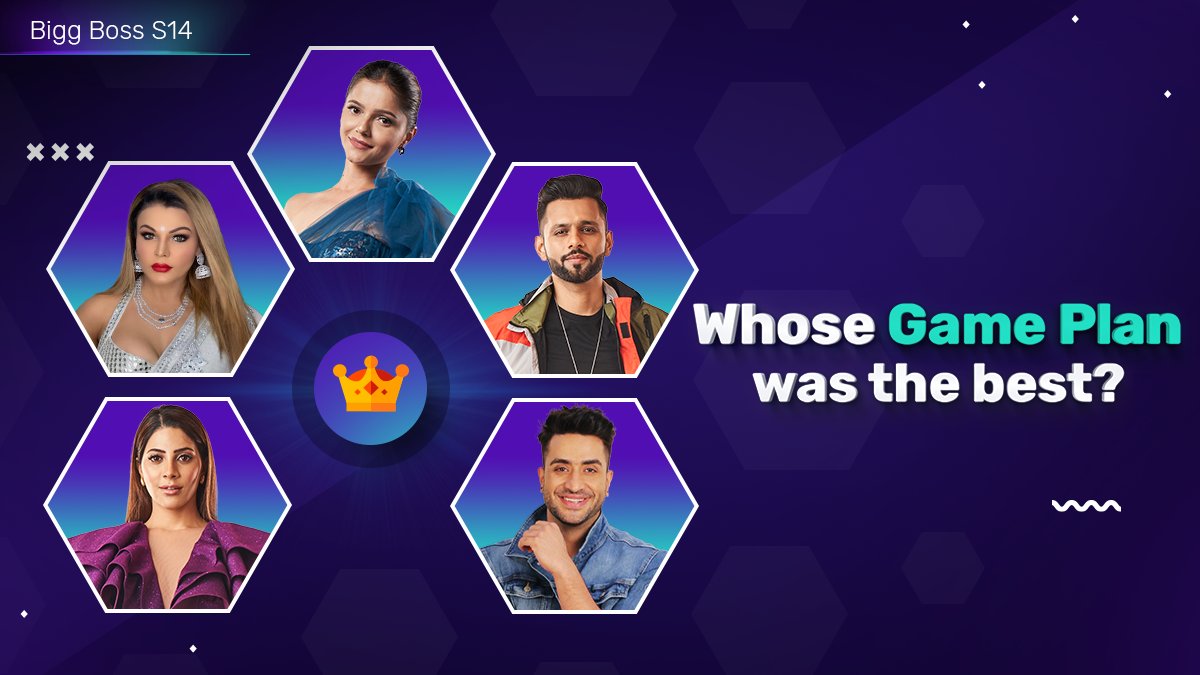 VootSelect's tweet photo. The Finale Week needs the strongest game plan! Vote for your favourite contestant by 17th Feb. 6 p.m., using their special hashtag.
👉#RubinaIsTheBoss
👉#AlyIsTheBoss
👉#RahulIsTheBoss
👉#RakhiIsTheBoss
👉#NikkiIsTheBoss

#BBLikeABoss #BB14OnVoot #VootSelect #BiggBoss14 https://t.co/BgDSV4BLZ5