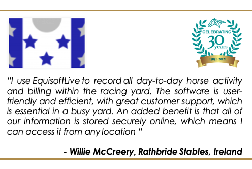 equisoftlive's tweet photo. Group 1 winning trainer @williemccreery1 is based at Rathbride Stables on the edge of the @curraghrace. He has made a notable impression in what is easily one of the most competitive racing jurisdictions in the world.
#PoweredByEquisoft #Equisoft30Years https://t.co/kwb1BTW54E