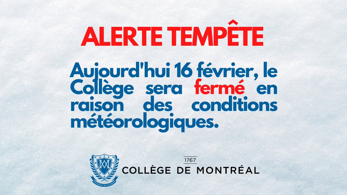 Collège de Montréal tweet media