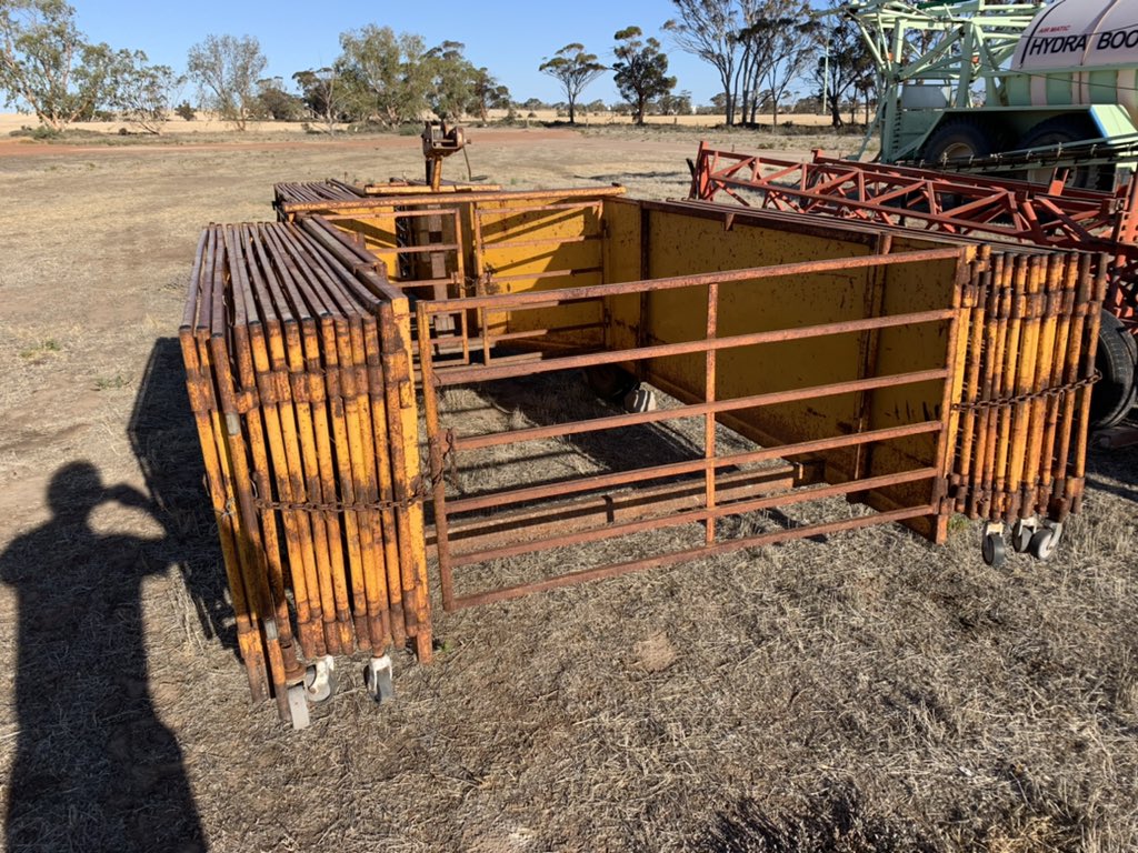 QuadeAgri's tweet photo. Portable sheep yards https://t.co/xOc7XcesLc