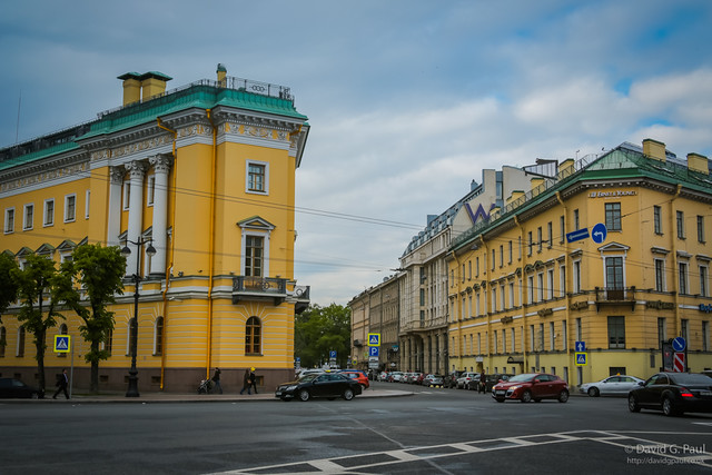 The first stop was in Saint Petersburg. From the hotel room I could see St. Isaac's Cathedral. The surrounding area did look very European - not what I expected from the way you see Russia in film and TV