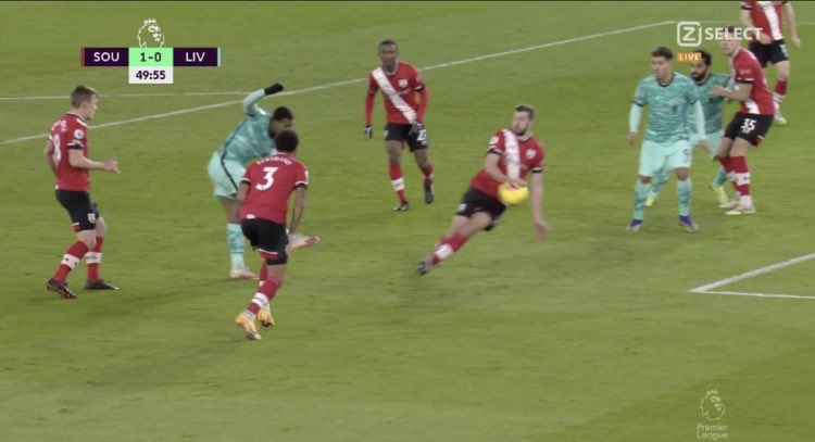 Expected position will always have borderline decisions - such as the possible penalty for Liverpool against Southampton. It was a shot on goal, and while the Southampton player had his arm at 90 degrees from his body it was in an expected position for his movement.