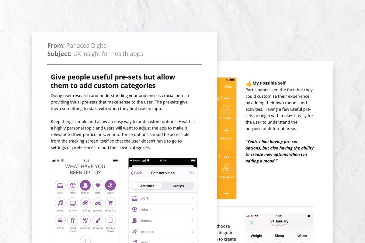 Panacea Digital Newsletter

💡 featured findings from user testing sessions (not published on Twitter)
🎥 notification when a new UX review is published
📕 subscriber discounts for premium reports (10% - 70% off, not published on Twitter)

Sign up 👇
📩 bit.ly/3aTiJYG