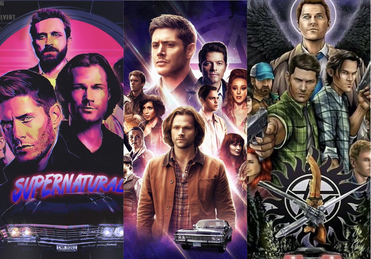 Ghost2Pod's tweet image. I’m missing this cast of misfits today #SPNFamily