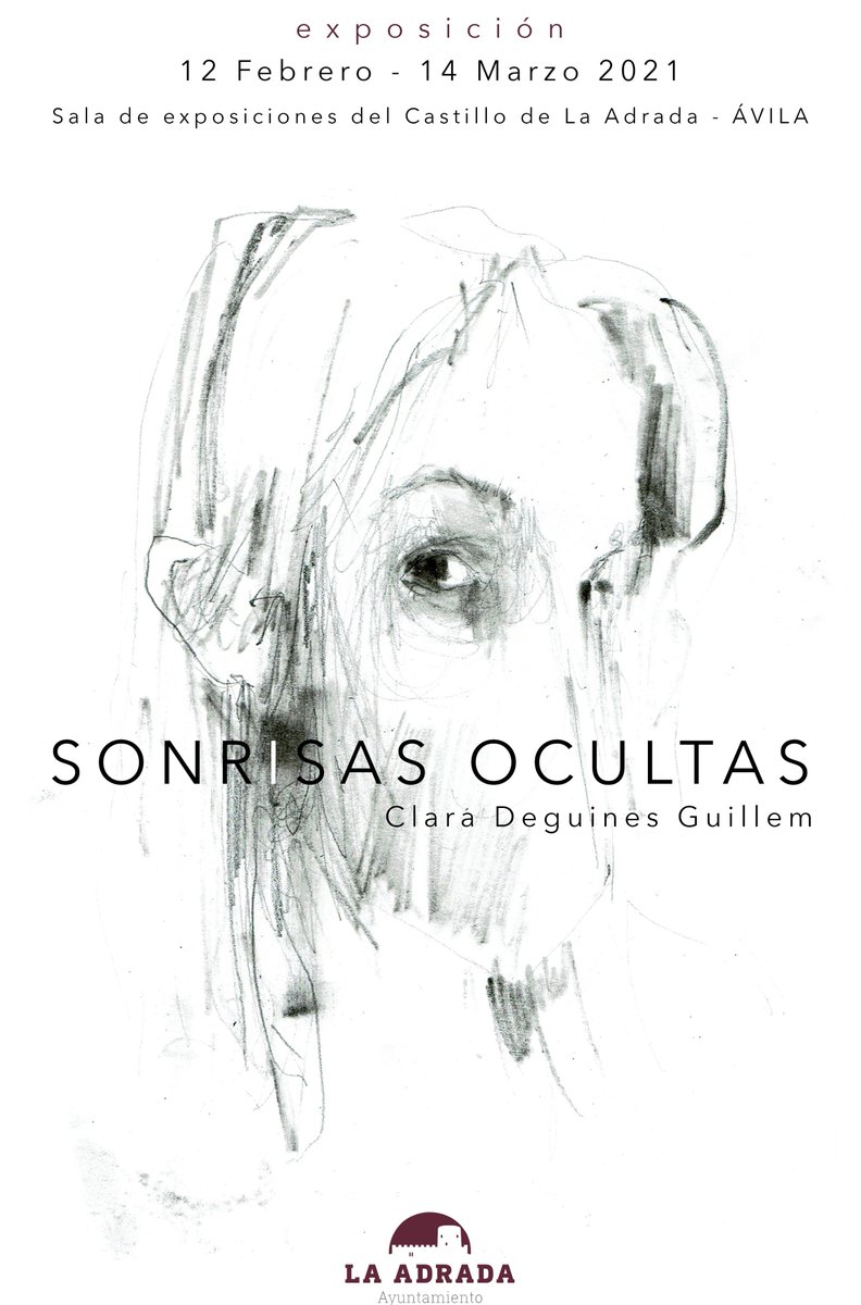 turismodeavila's tweet photo. Sonrisas Ocultas, exposición de pintura desde el día 12 de Febrero al 14 de Marzo en el Castillo de La #Adrada, con aforo limitado y todas las medidas de seguridad,
https://t.co/LeDkRpvdXP
Sal al Interior
#ÁvilaTeToca @dipuavila #ConElTurismo #HaciendoProvincia @AYTOLAADRADA https://t.co/xx3CdrpEEA
