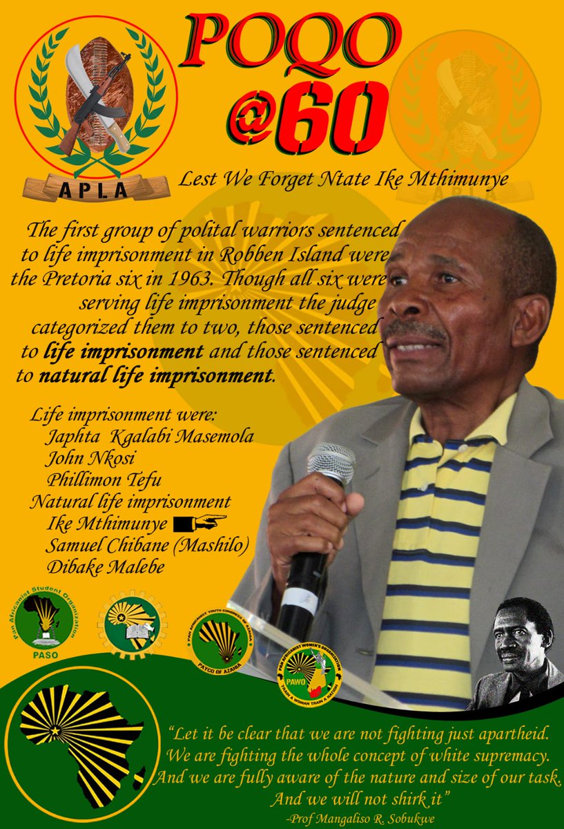 Our history is written in blood🖐🏿. 
Remember Afrika! 
Remember Sobukwe!
#letusbelikesobukwe #Sobukwemonth