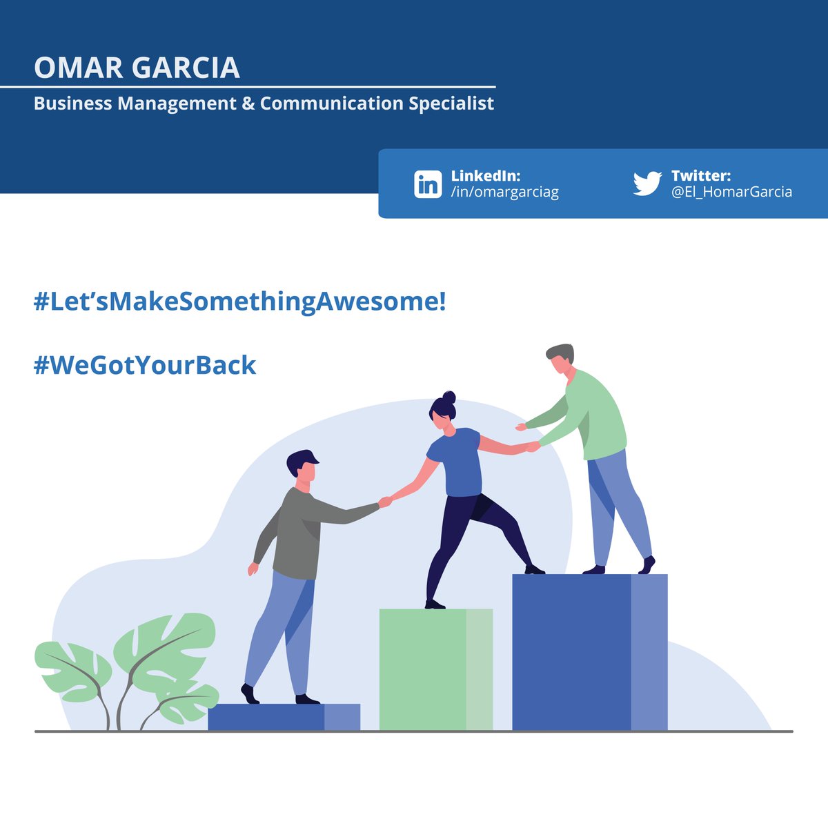 El_HomarGarcia's tweet photo. Let’s all offer our support, no matter how big or small!
Let's overcome this crisis together: https://t.co/0D7UBiOEny
#LetsMakeSomethingAwesome #WeGotYourBack
#Business #Strategy #Management #Operations #Development #Growth #Communication #Brand
#Pandemic #COVID #Crisis https://t.co/VAHIujL7jN