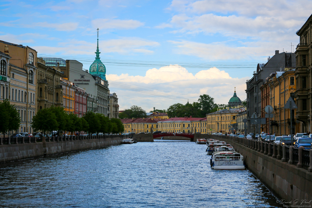 Saint Petersburg also has a surprising number of waterways. The following morning I went for a long run to explore the city in the early hours, and lost count of how many bridges I'd crossed