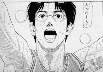 高村宗一 あいつも3年間頑張ってきた男なんだ 侮ってはいけなかった スラムダンクでは名シーン 名勝負 名台詞多々あるけど 陵南監督田岡茂一のこの台詞が一番好きなんだ 木暮くんは目立つ活躍はしないけど一番好きなキャラなので ライバル高の