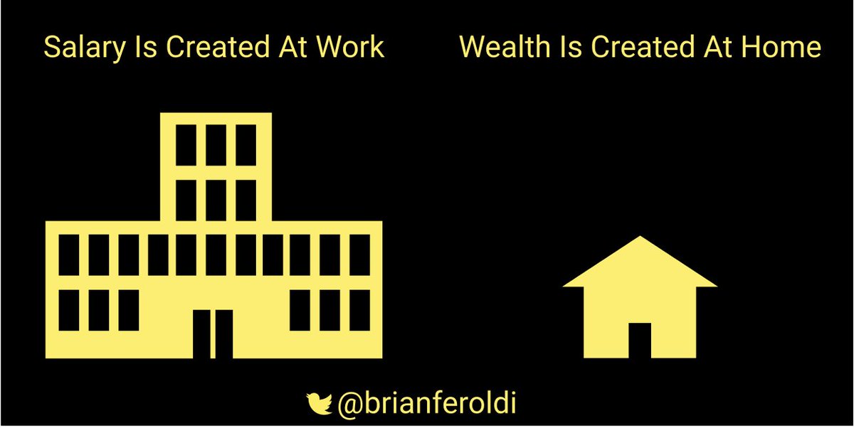 Wealth is built in your free time at homenot at work