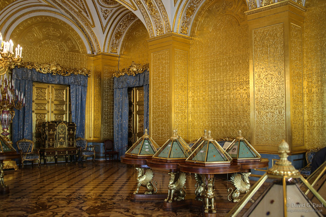 Some of the rooms of The Winter Palace, which forms part of the museum, were so extravagant and unexpected