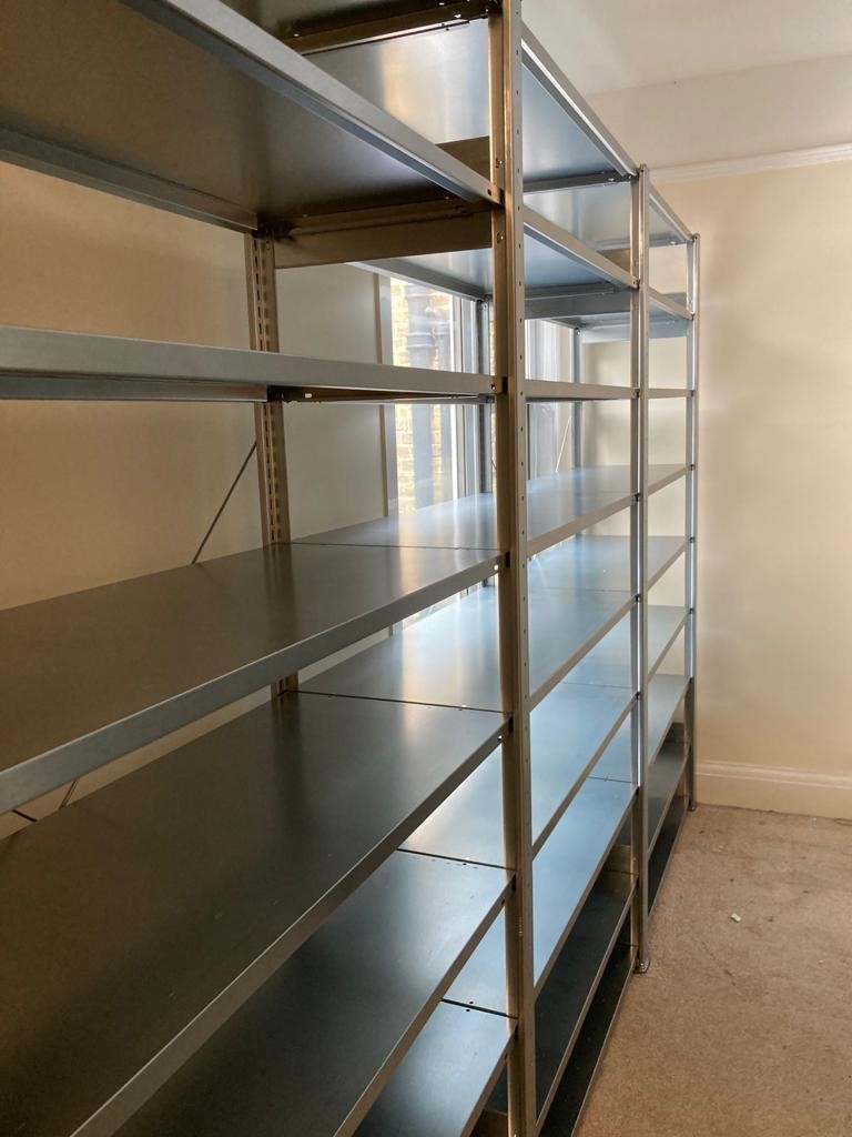 STSStorage's tweet photo. Meta shelving completed over the weekend to reduce business disruption. @landyschemist 
Can you spot the little visitor?!! 

#metashelving #shelvingsolutions #goodjob #businessstorage #productstorage https://t.co/yeguGKh425