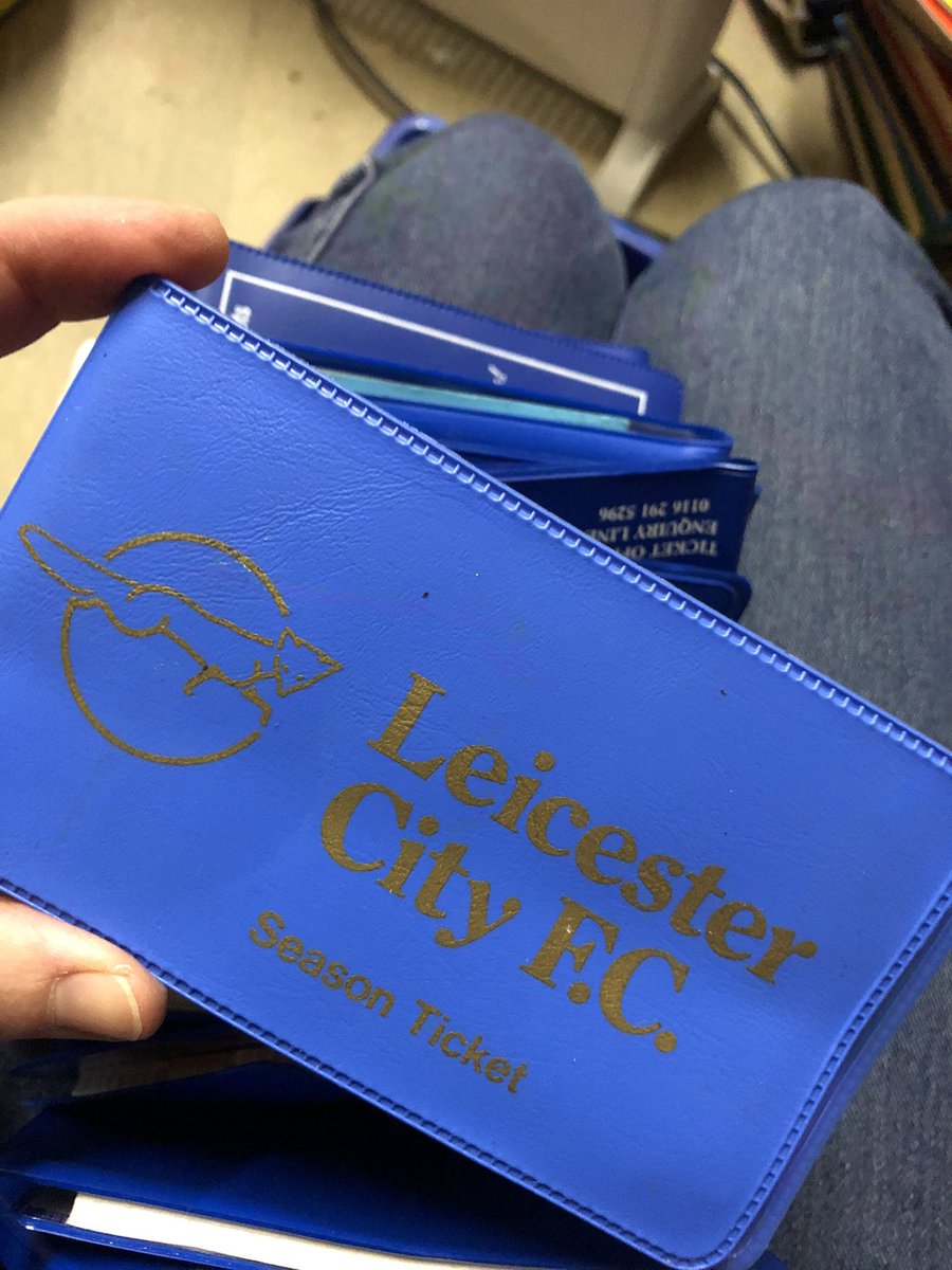 janeortonuk's tweet photo. Who remembers when @LCFC season tickets were like this? 😃🦊 https://t.co/IcIfrkYqCP