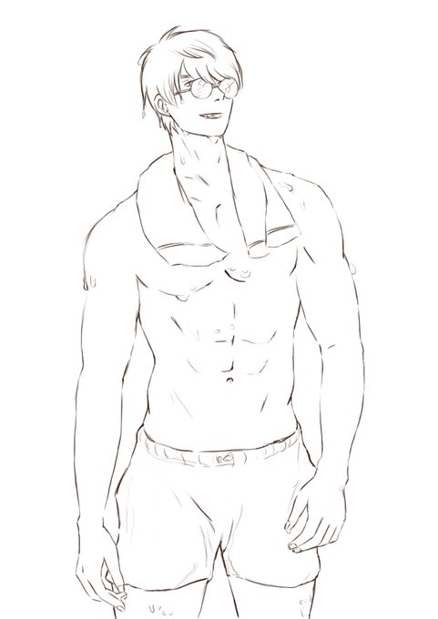 Gojo with his hair down from swimming #GojoSatoru #JujutsuKaisen #jujutsukaisenfanart #Anitwt #animefanart 

Sketch                           Final 